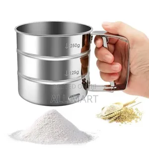 Stainless Steel Flour Sifter (የዱቄት መንፊያ)