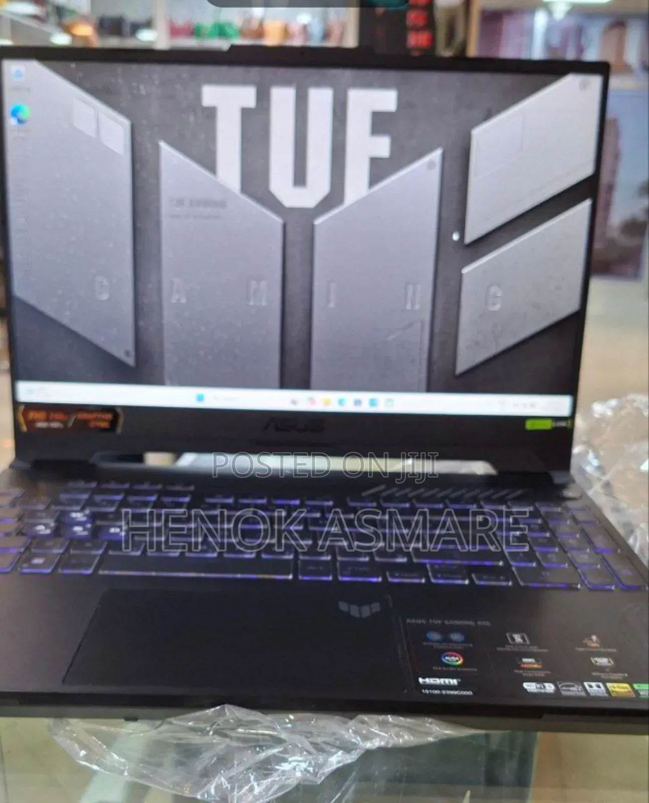 New Laptop Asus TUF Gaming A15 16GB AMD Ryzen 7 SSD 512GB