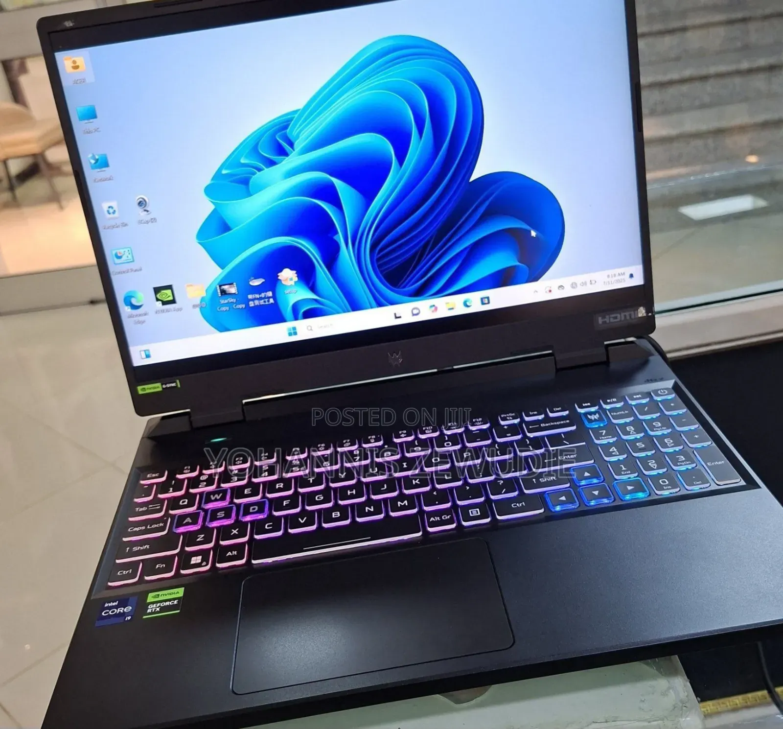 New Laptop Acer Predator Helios 300 16GB Intel Core I9 SSD 1T