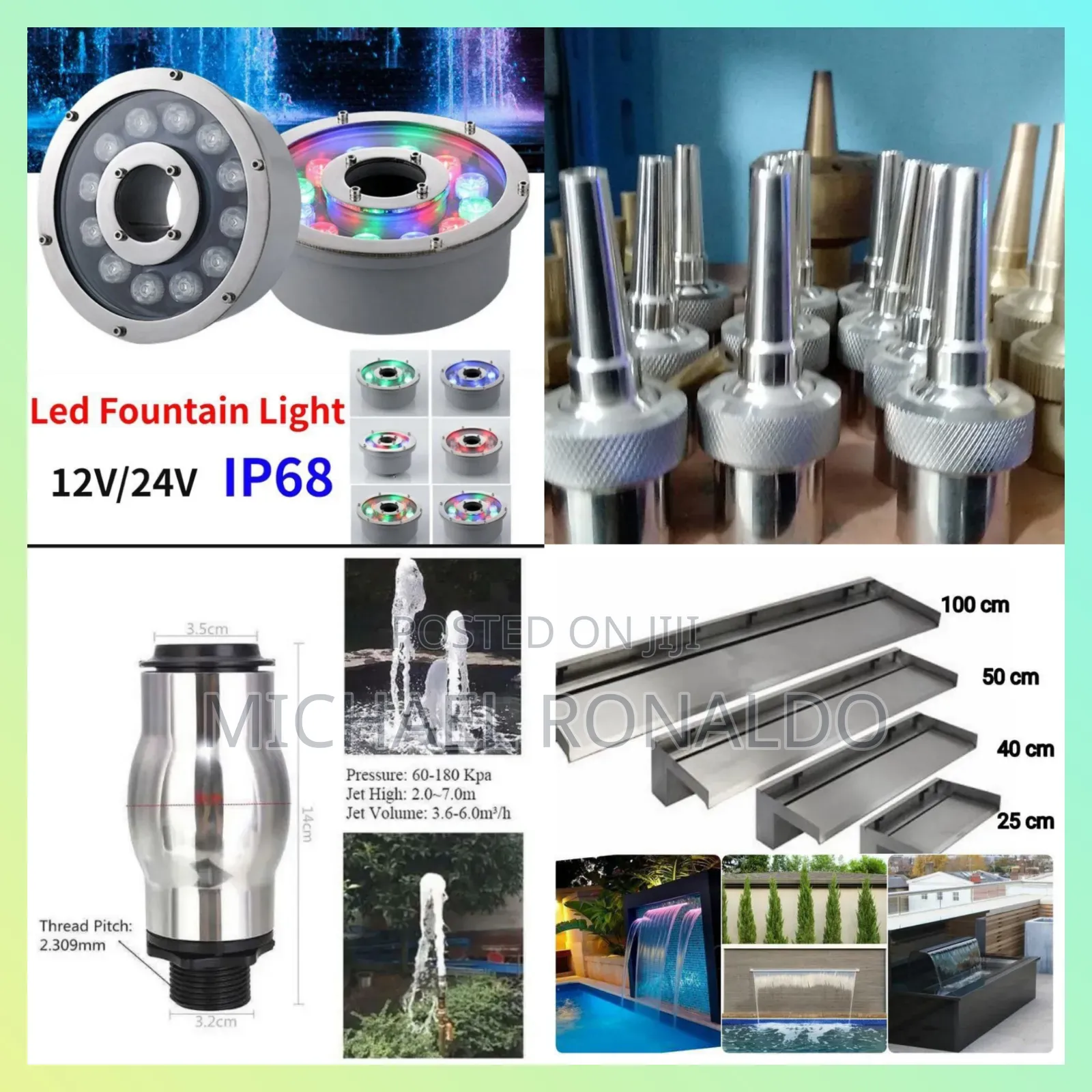 የፋውንቴን እቃዎች Fountain Acceceries