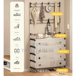 Photo - New Simple Floor Clothe Rack