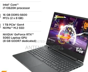 New Laptop HP Victus 16 16GB Intel Core I7 SSD 1T