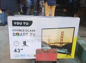 Youtu Tv 43" Smart Android Tv New Arrival 2025 Double Glass Tv