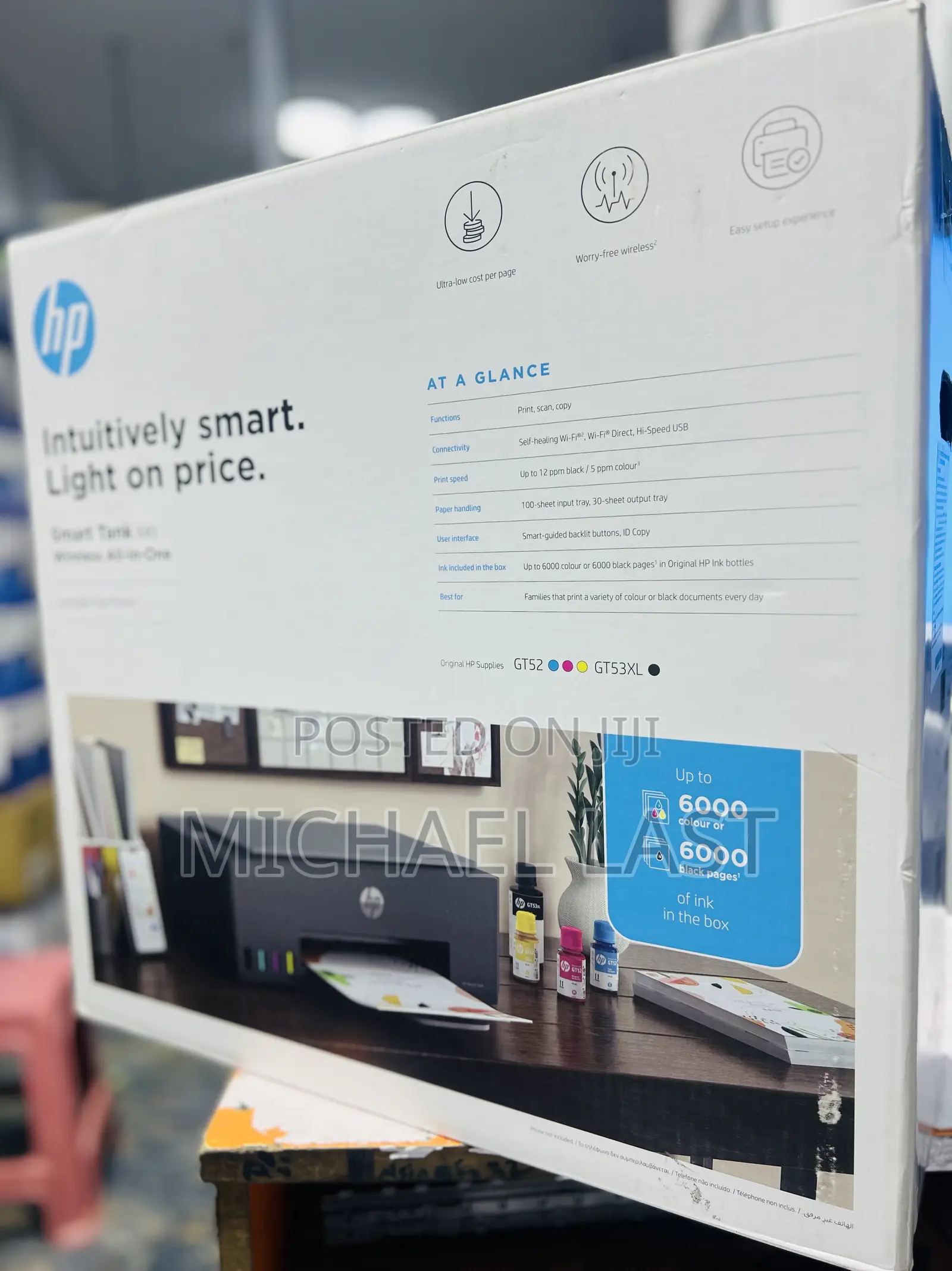 Hp Smart Tank 581 Wireless All in One