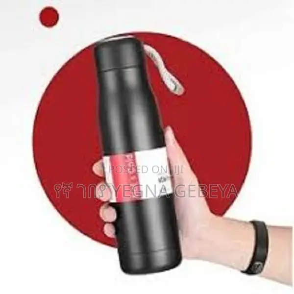 Stainless Steel Water Bottle With Rope Handle