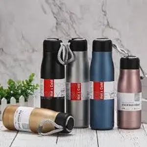 Stainless Steel Water Bottle With Rope Handle