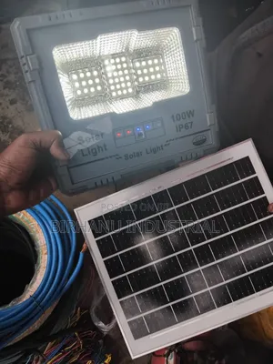 Photo - Solar Panel With Battry Pamp and Remote Controls