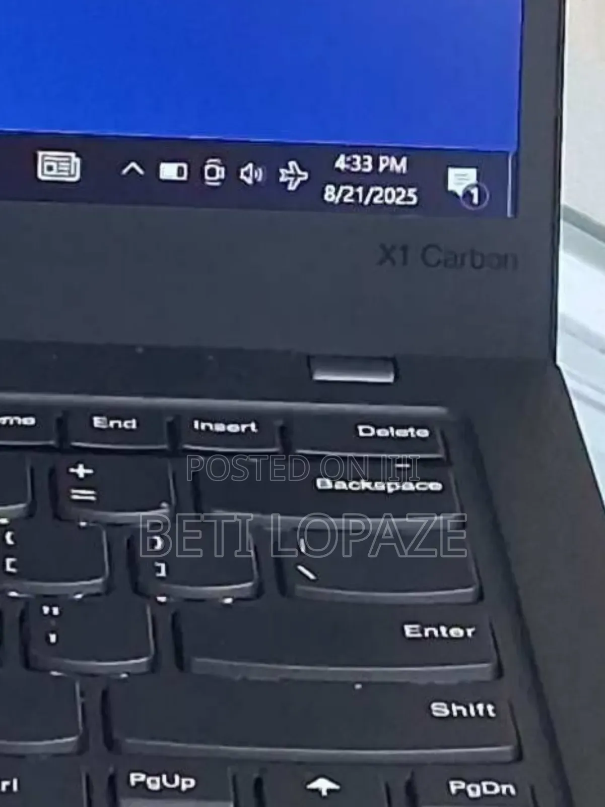 New Laptop Lenovo ThinkPad X1 Carbon 16GB Intel Core i5 SSD 512GB