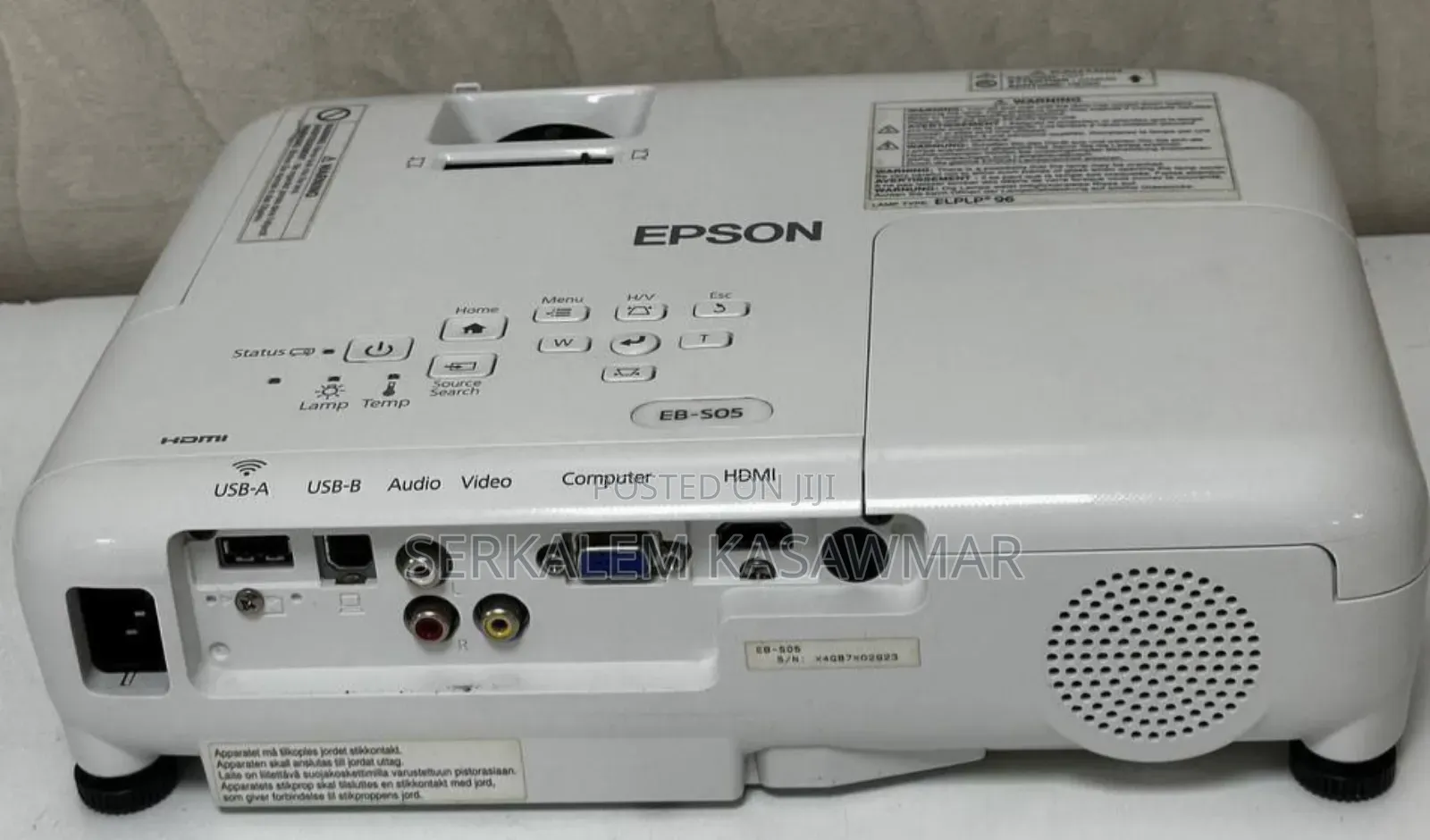 1epson Eb- S05 Projector
Display Type :3lcd
Colour Light Output: 32