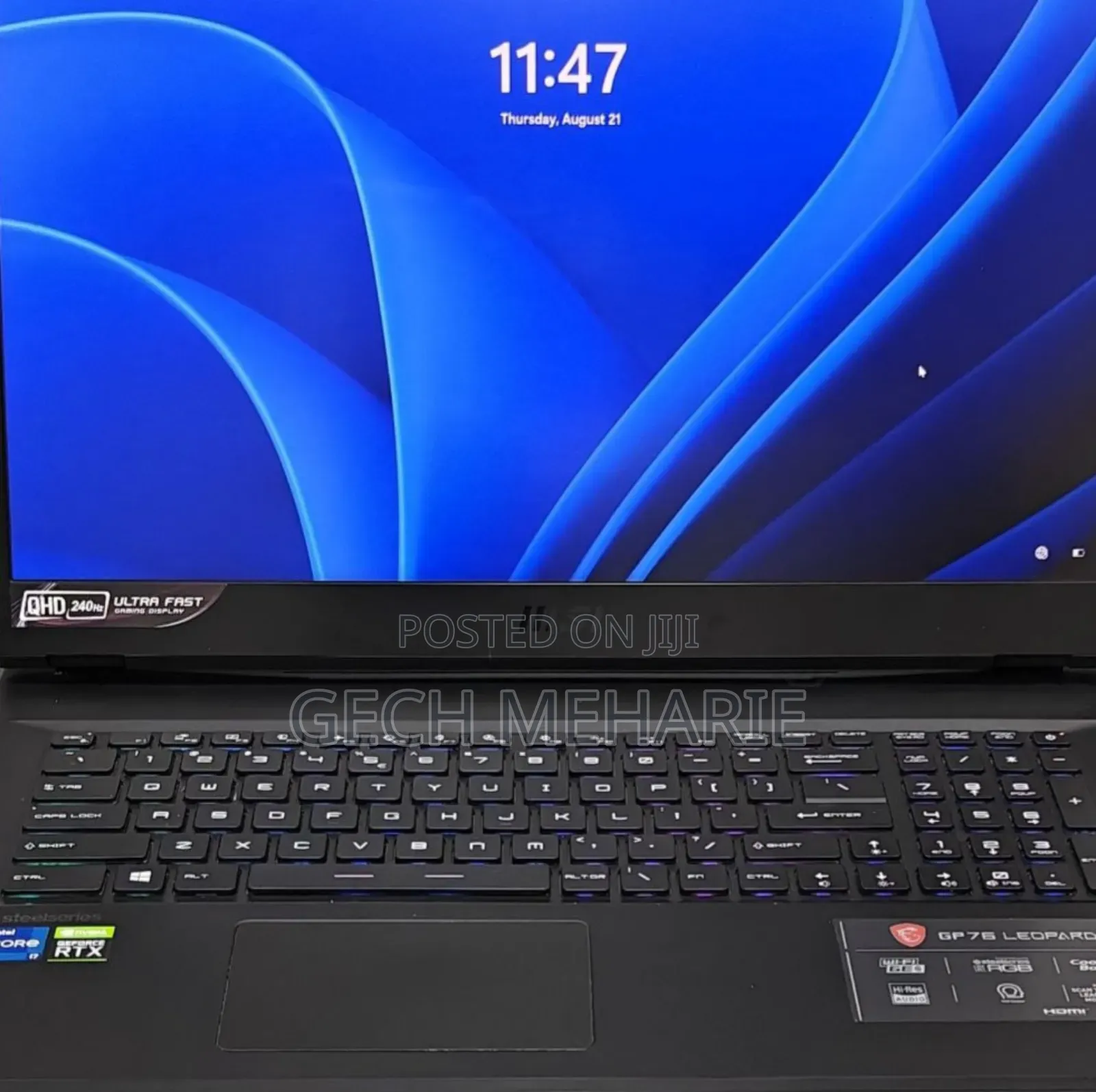 New Laptop MSI GP75 Leopard 16GB Intel Core I7 SSD 1T