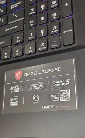 New Laptop MSI GP75 Leopard 16GB Intel Core I7 SSD 1T