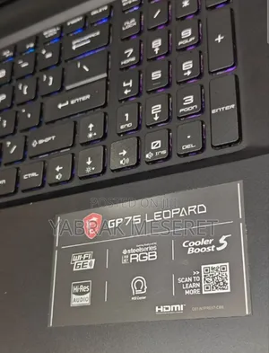 New Laptop MSI Pulse GL76 16GB Intel Core I7 SSD 512GB