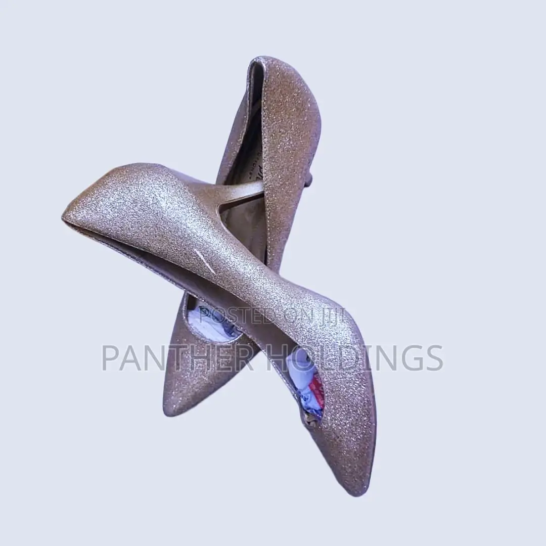 Rose Gold Glitter Pumps - Confort Plus by Predictions Size 8 1⁄2