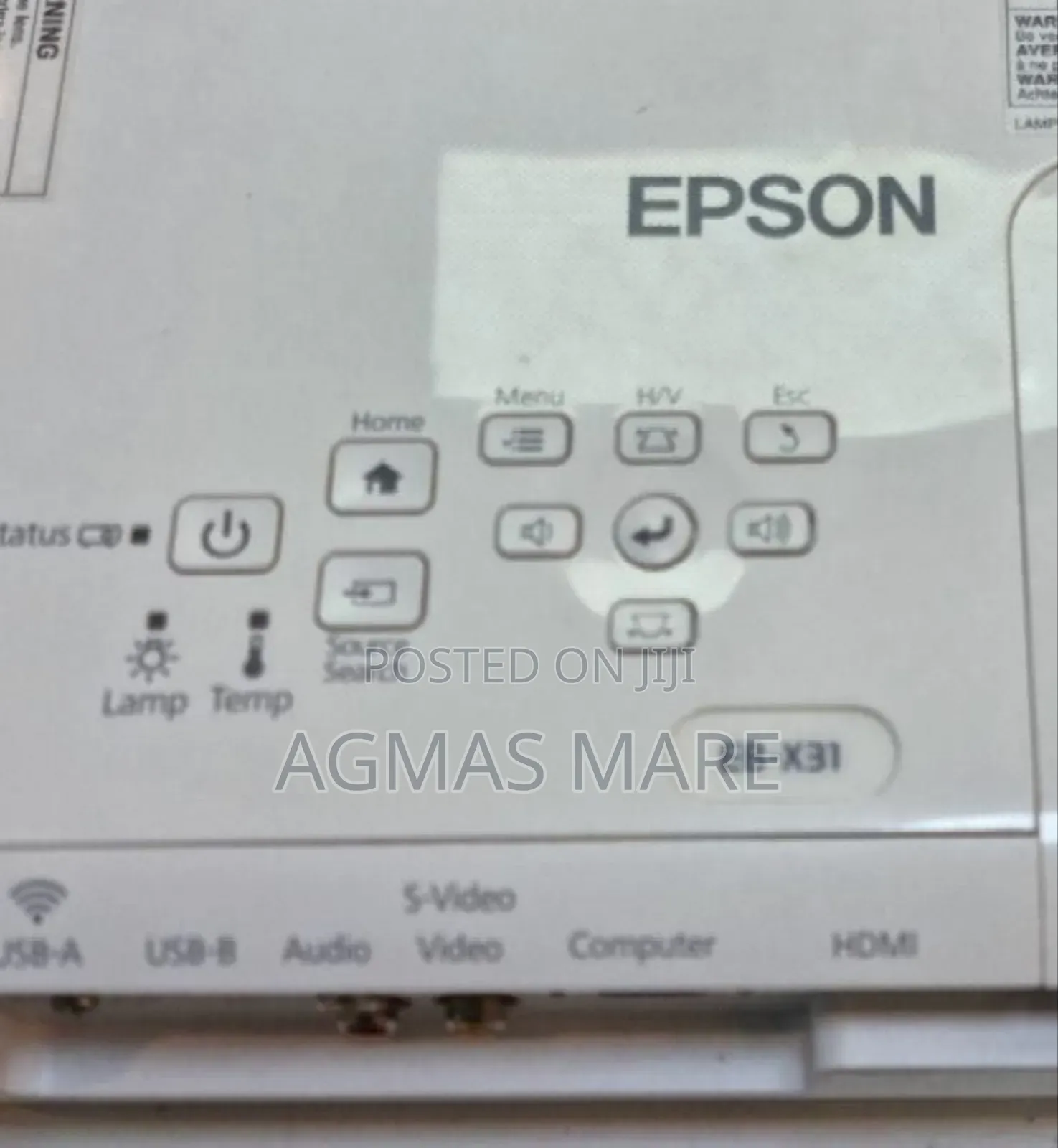 Epson Projector Model Name: Eb-X31 Hardware Interface