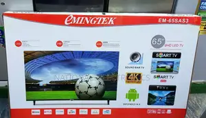 Photo - Emingtek 65 Inch Tv Smart Android 14.0 Frameless New2025 Tv