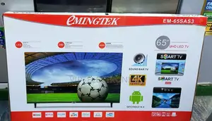 Emingtek 65 Inch Tv Smart Android 14.0 Frameless New2025 Tv