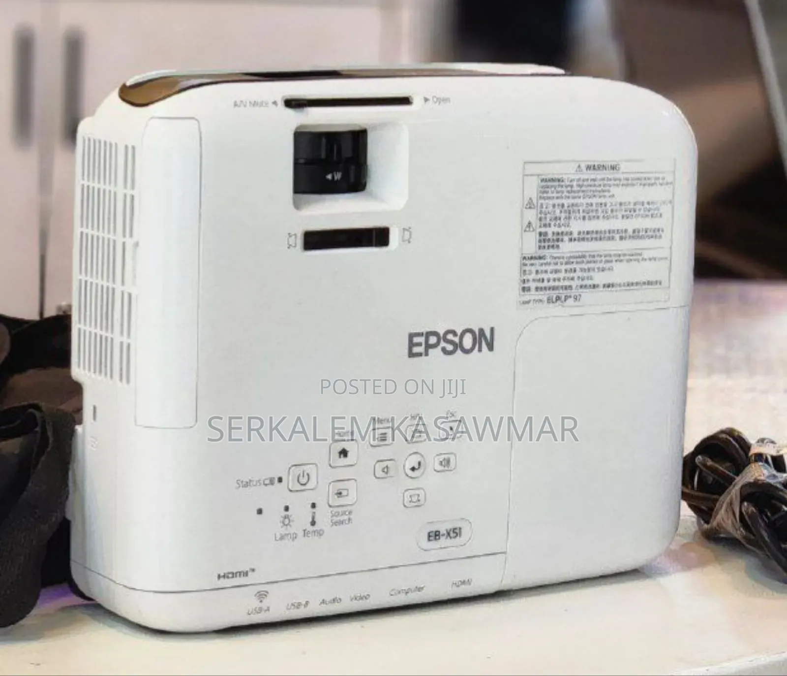 1epson Projector Model: Eb-X51 Has: Bag Remote Model Name: Eb-X5