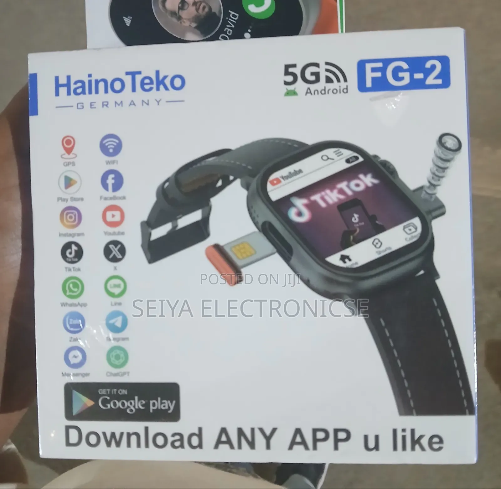 Hani Teko Smartwatch Fg-2 Sim Card Available 5g