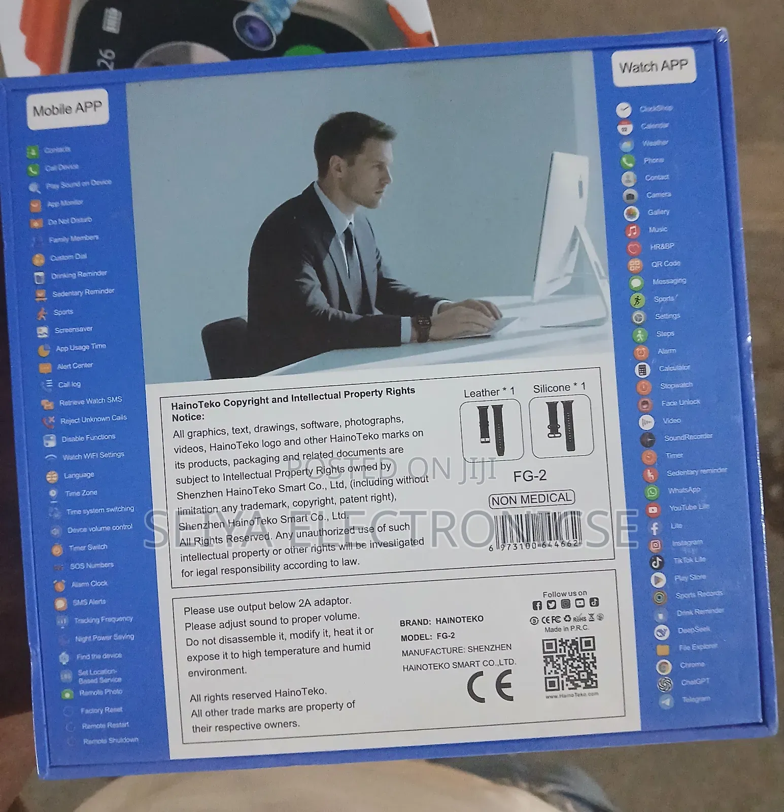 Hani Teko Smartwatch Fg-2 Sim Card Available 5g