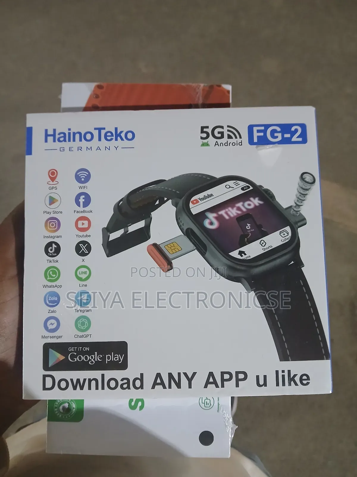 Hani Teko Smartwatch Fg-2 Sim Card Available 5g