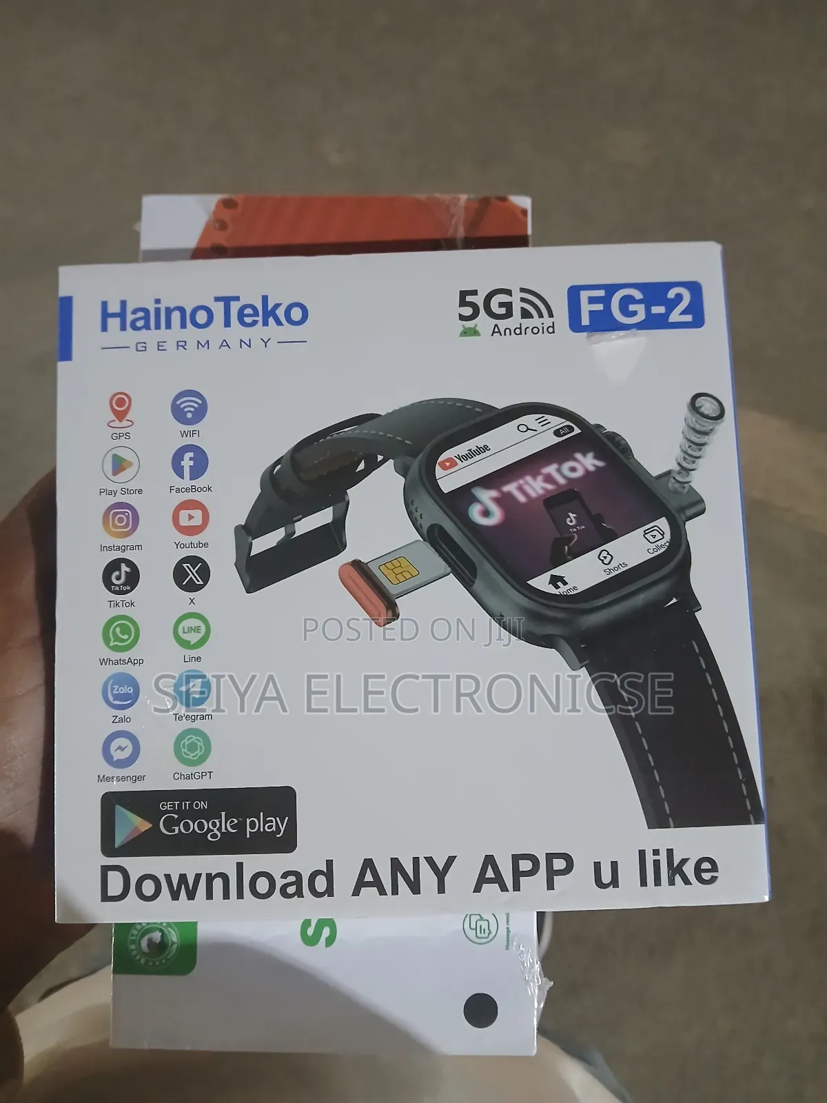 Hani Teko Smartwatch Fg-2 Sim Card Available 5g