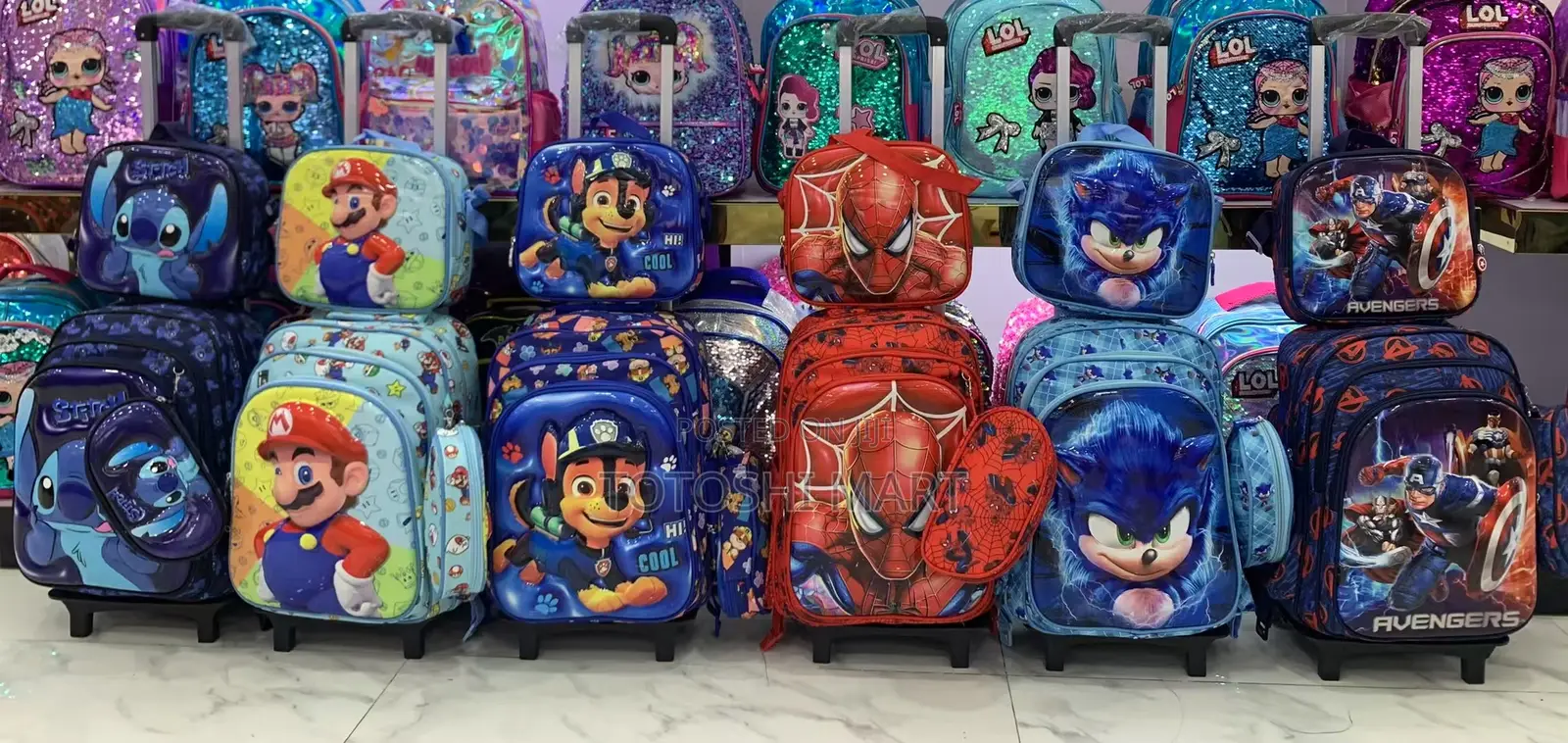 የልጆች ቦርሳ ጋሪ ቦርሳ