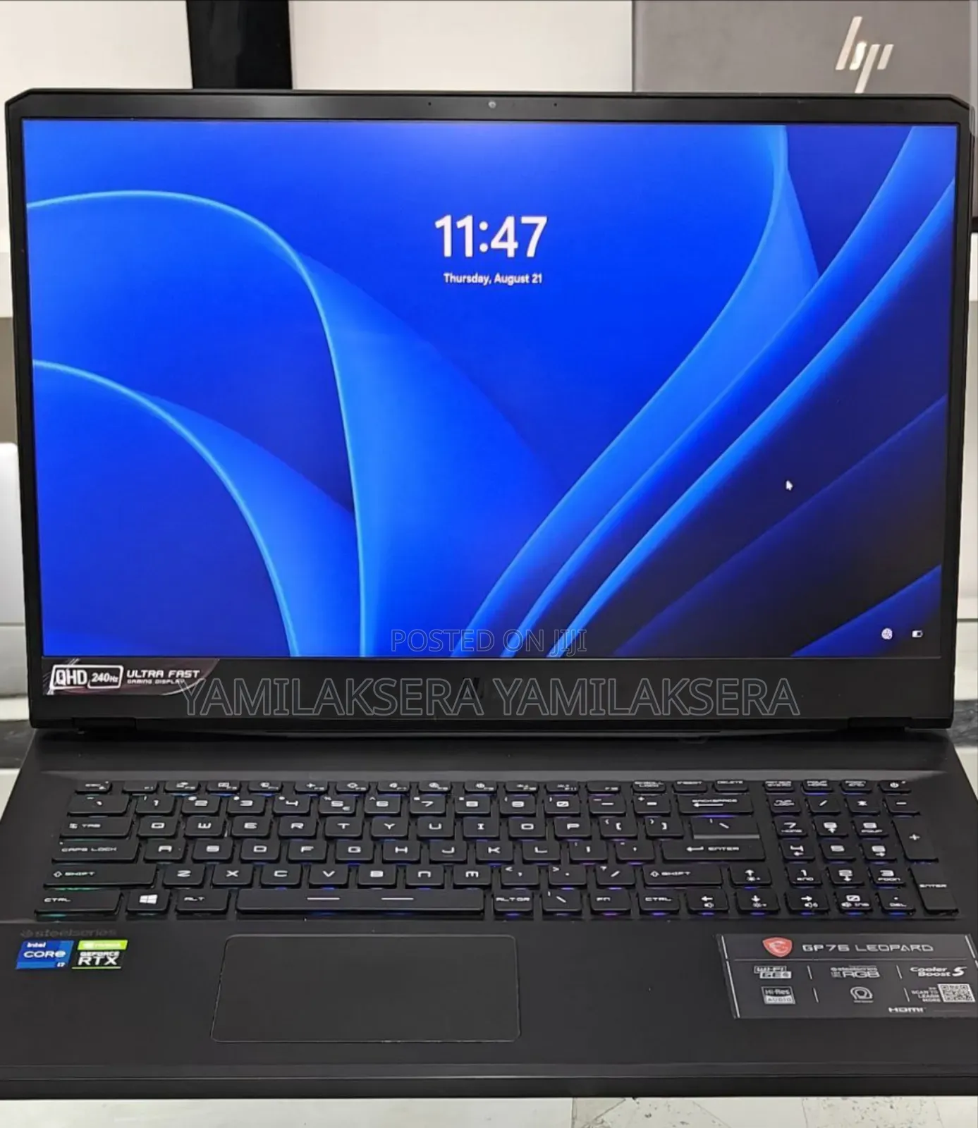 New Laptop MSI GP73 Leopard 8RE 16GB Intel Core I7 SSD 1T
