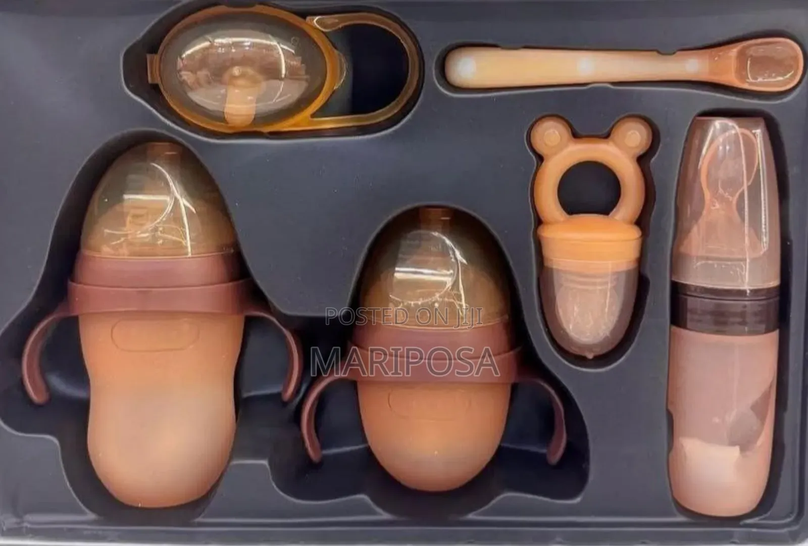 6 Pieces Bpa Free Silicone Baby Bottle