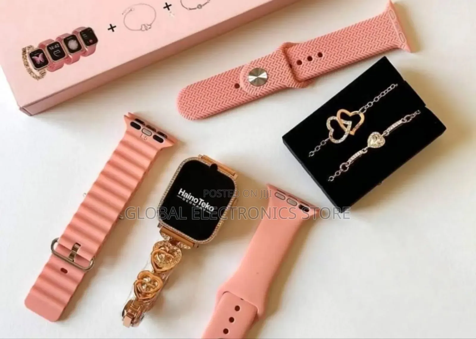 Original የሴት ስማርት Watch German Brand With 3 Straps Bracelet