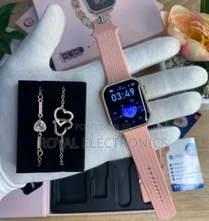 Photo - Original የሴት German Brand Smart Watch With 3 Straps Free Bracelet