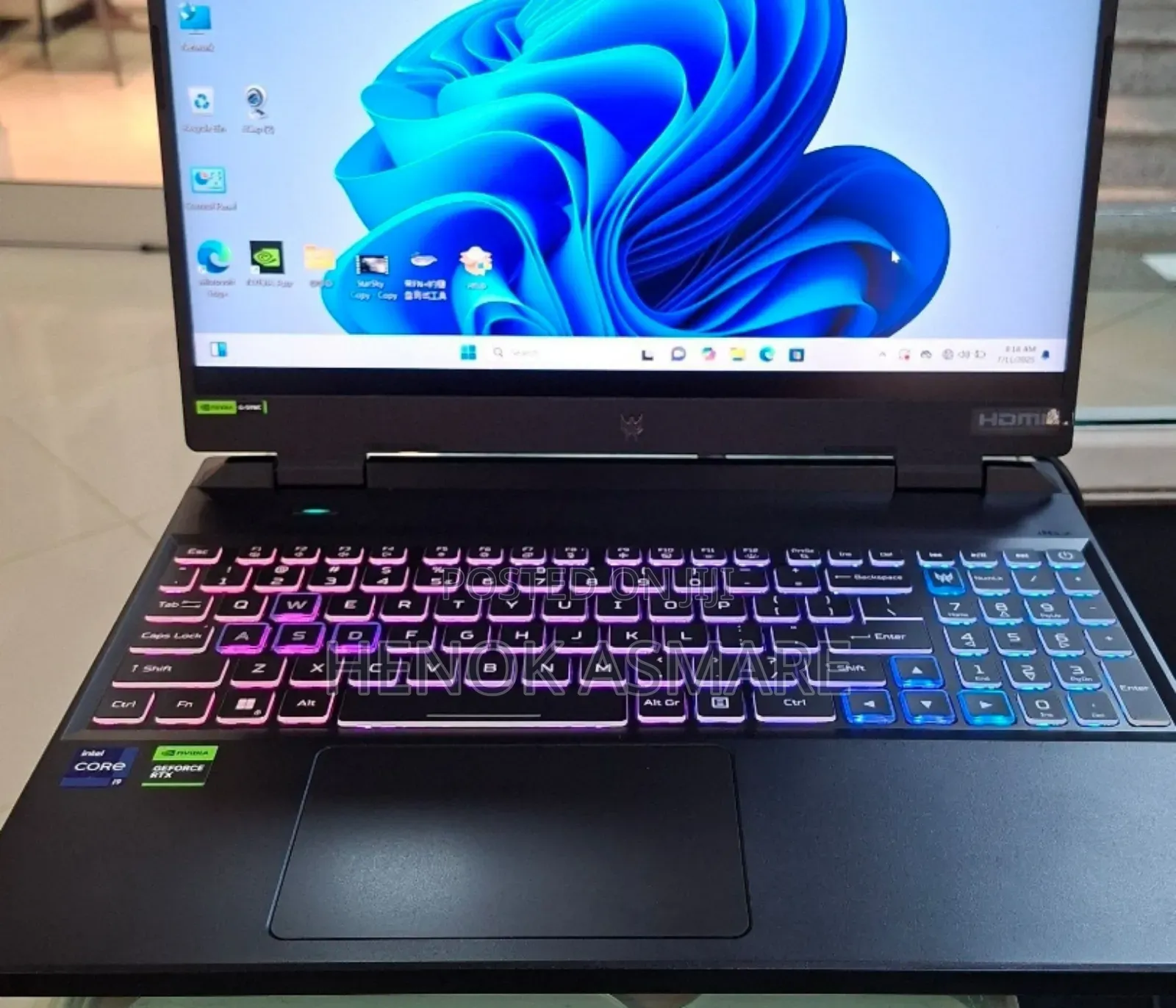 New Laptop Acer Predator Helios 300 16GB Intel Core I9 SSD 1T