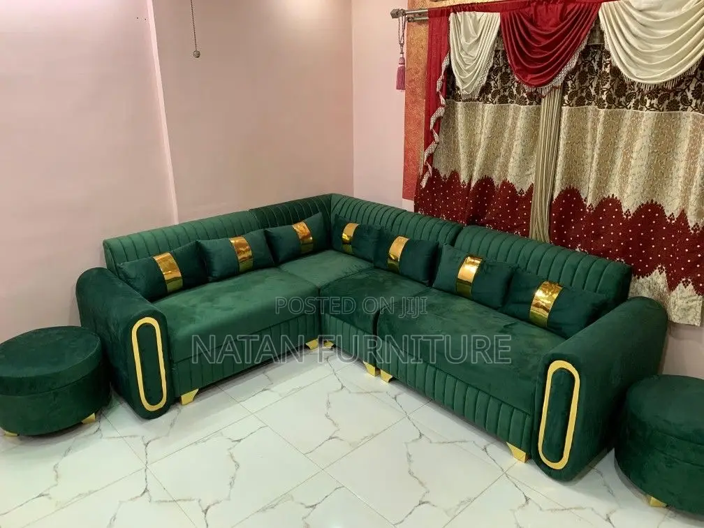 L Shape Corner Sofas Set in Modern Style With High Quality Sponge