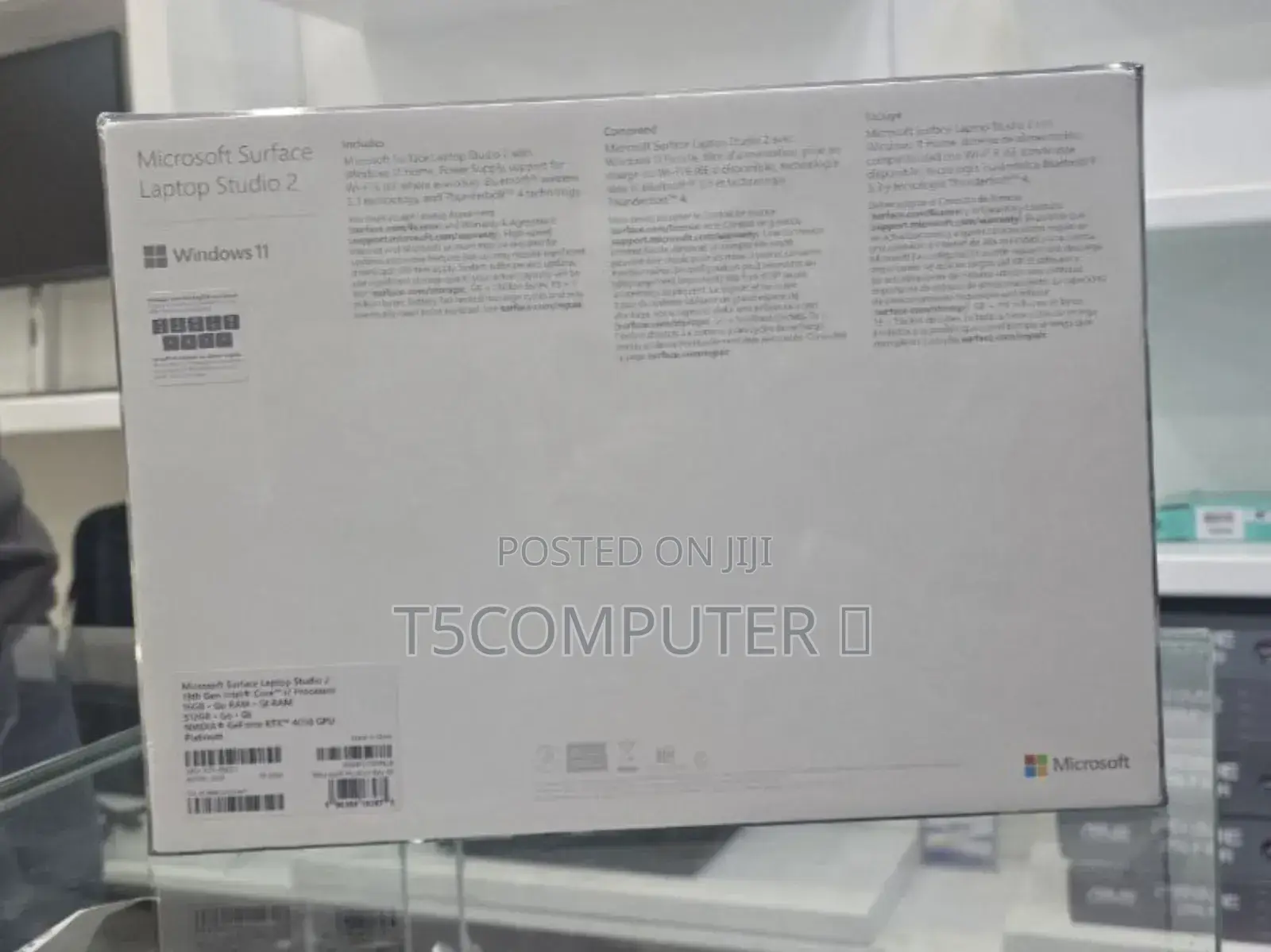 New Laptop Microsoft Surface Laptop Studio 16GB Intel Core I7 SSD 512GB