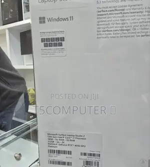 New Laptop Microsoft Surface Laptop Studio 16GB Intel Core I7 SSD 512GB