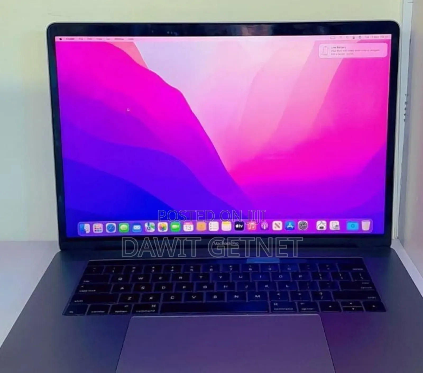 New Laptop Apple MacBook Pro 2019 16GB Intel Core I7 SSD 512GB