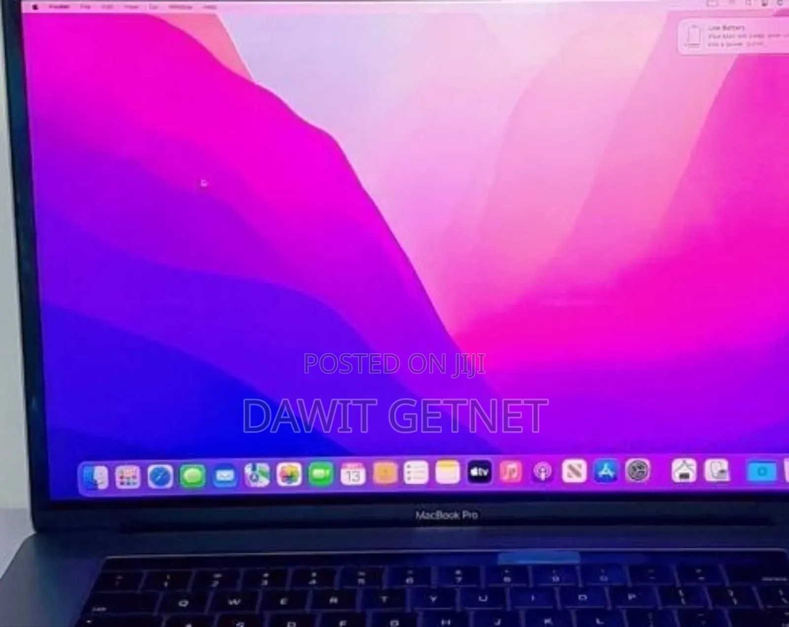 New Laptop Apple MacBook Pro 2019 16GB Intel Core I7 SSD 512GB