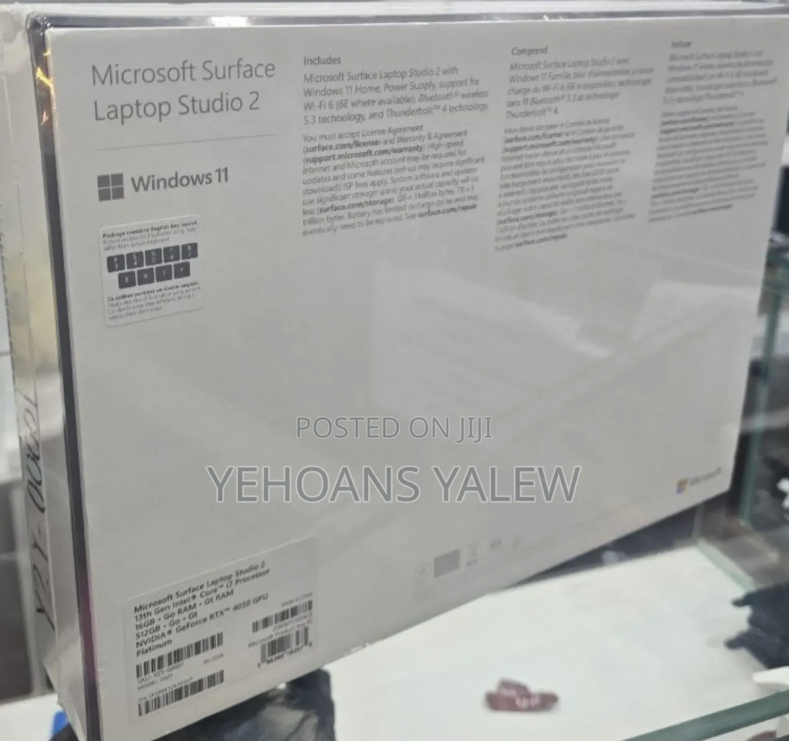 New Microsoft Surface Laptop Studio 2 16GB Intel Core I7 SSD 512GB