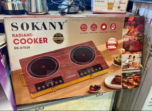 Photo - Sokany Double Touch Stove Digital Hot Plate
