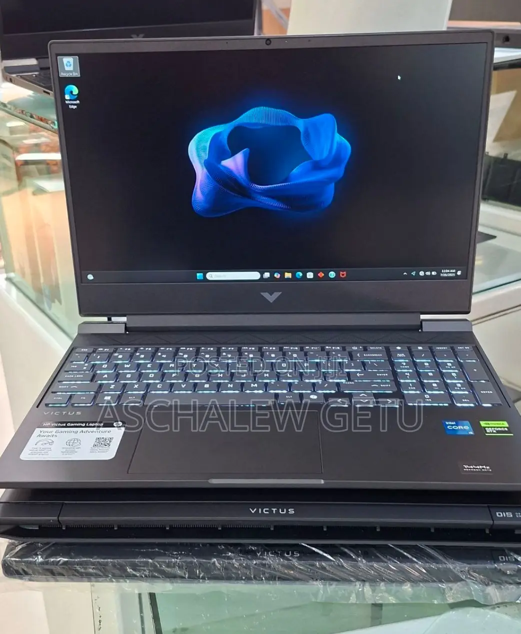 New Laptop HP Victus 15 8GB Intel Core I5 SSD 512GB