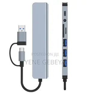 8-in-2 Usb Hub Docking Station