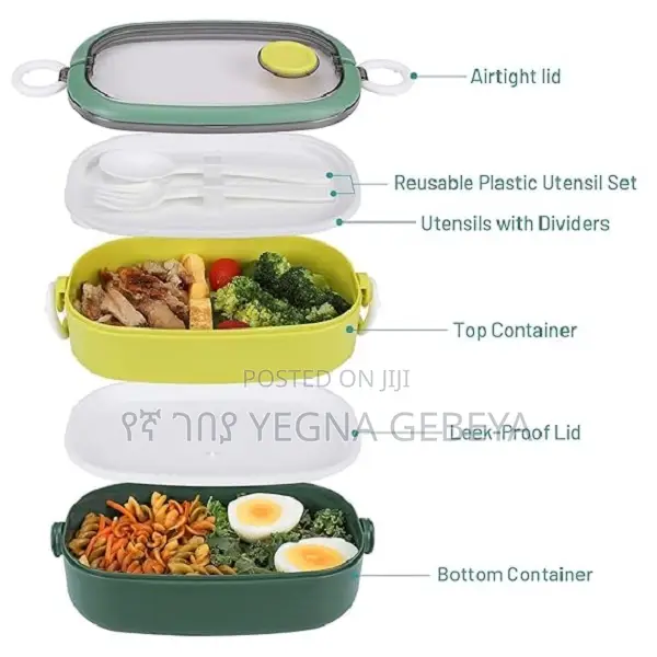 Multifunctional 2-compartment Lunch Box