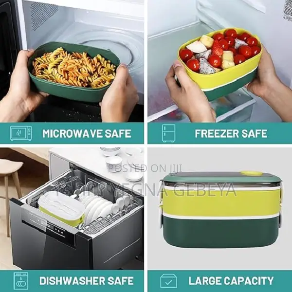 Multifunctional 2-compartment Lunch Box