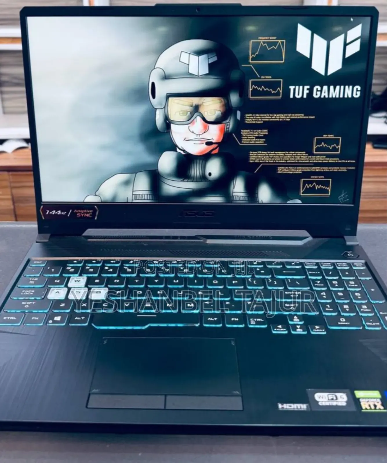 New Laptop Asus TUF Gaming A15 16GB Intel Core I5 SSD 512GB