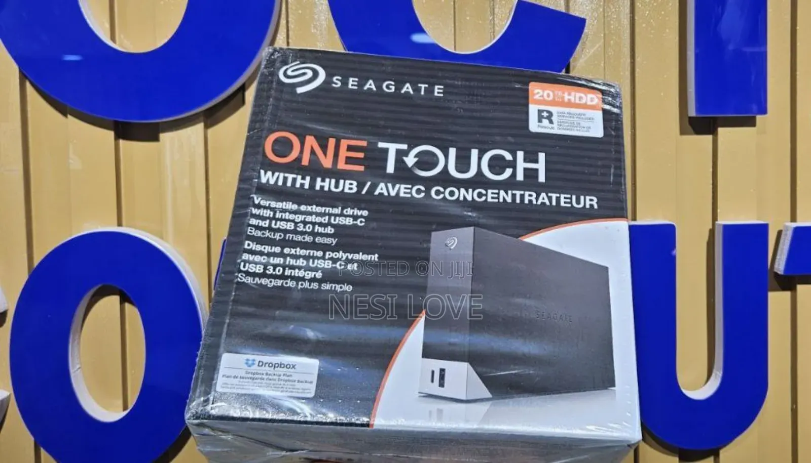 20tb Seagate One Touch External Hard Disk Drive Storage
