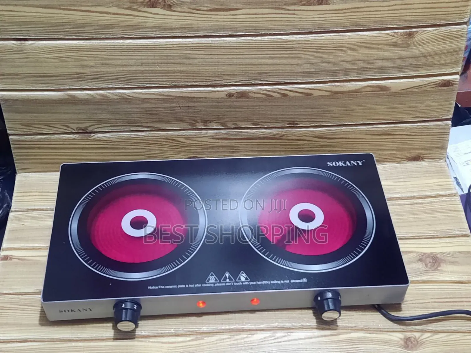 Sokany Double Touch Hot Plate Stove