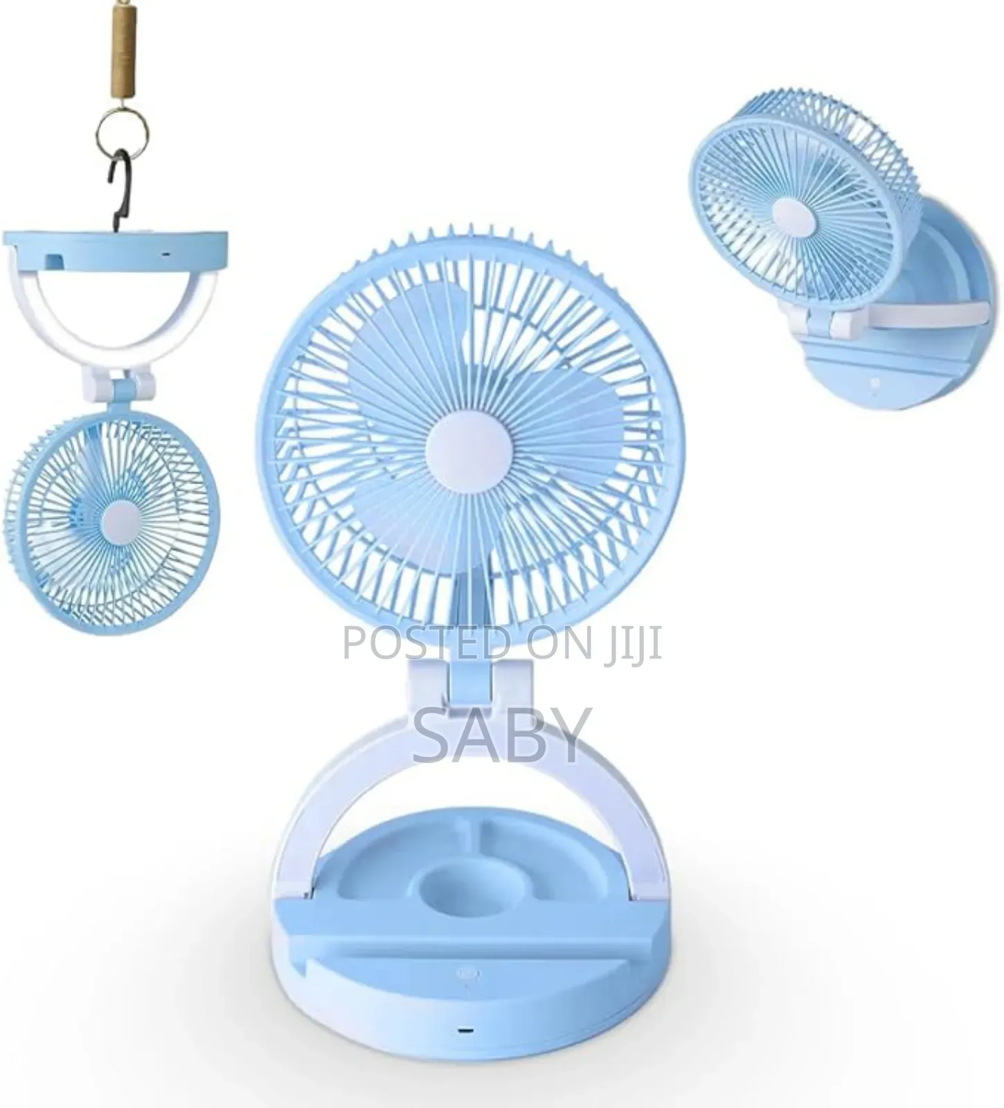 Rechargeable Fan With Lamp Is A
