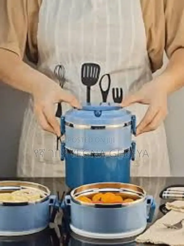 500ml Stainless Steel Lunch Box – Compact Durable