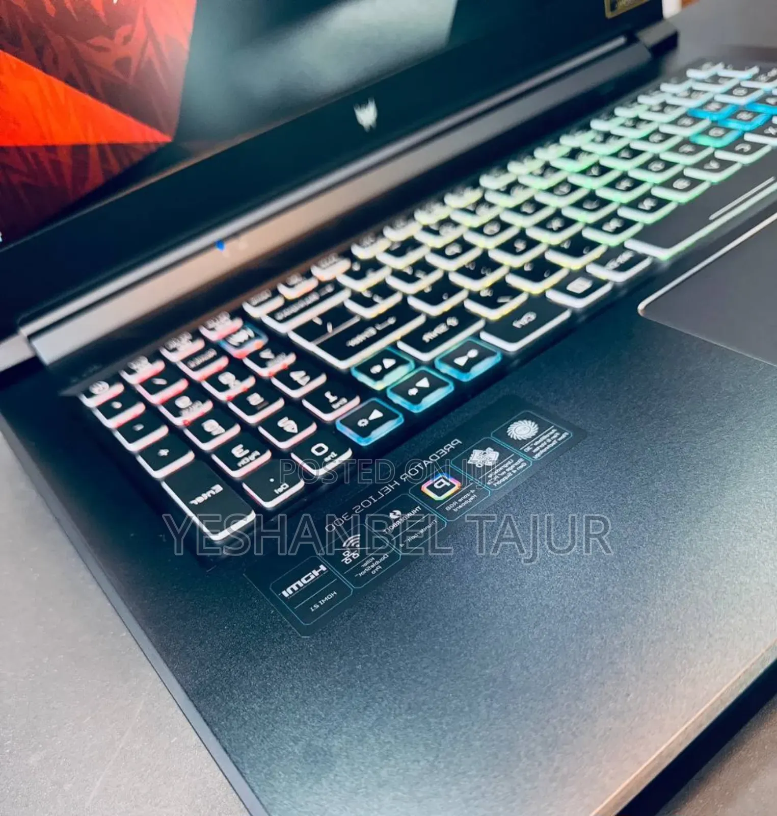 New Laptop Acer Predator Helios Neo 16 16GB Intel Core I9 SSD 1T