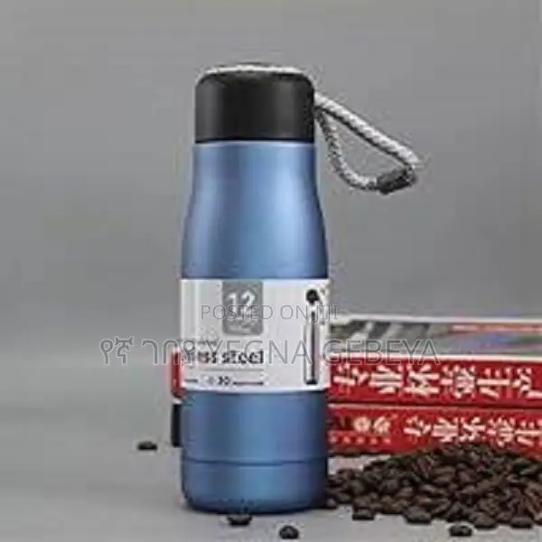 Small Stainless Steel Water Bottle With Rope Handle