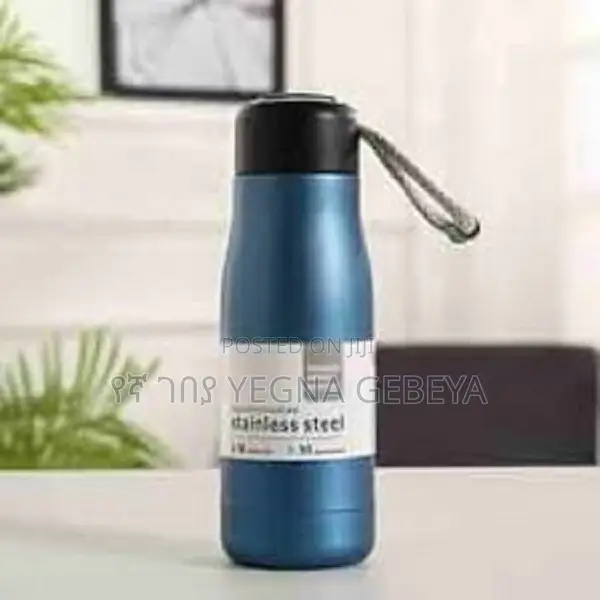 Small Stainless Steel Water Bottle With Rope Handle